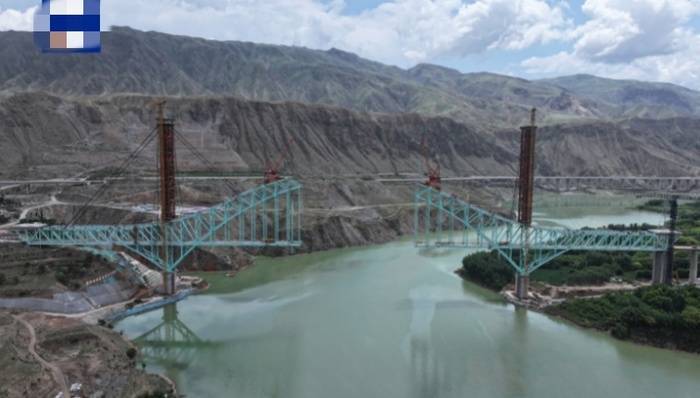 川青铁路尖扎黄河特大桥施工绳索断裂已致7人遇难9人失联,原计划本月合龙