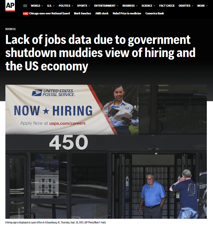 全球媒体聚焦 | 美国政府“停摆”一周,谁的日子不好过?