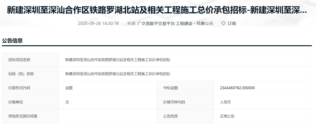 2027年竣工!深圳两大高铁站传来新进展!